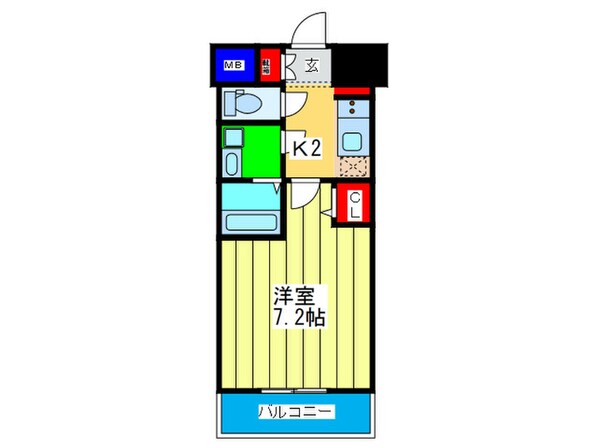 ﾚｼﾞｭｰﾙｱｯｼｭ桜ノ宮ｴｸｼｰﾄﾞ(1202)の物件間取画像